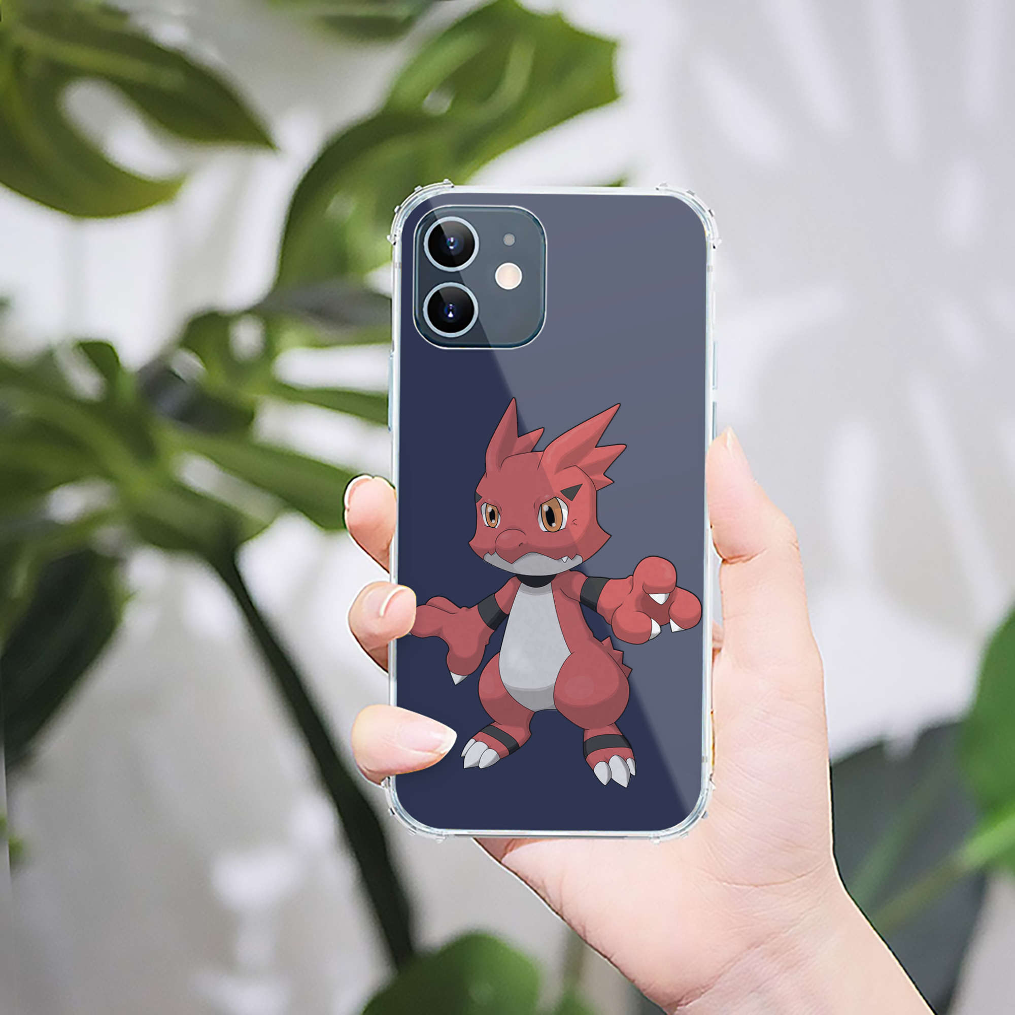 （画像用） Digimon デジタルモンスター/デジモン 【iPhone 12シリーズ対応】透明スマホケース（クリアソフトケース）
